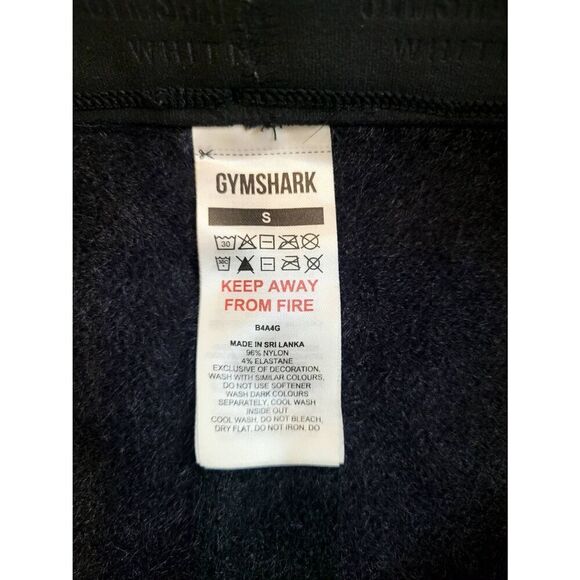 Gymshark Black Eyelash Whitney Simmons  Shorts Size Small - Picture 5 of 8